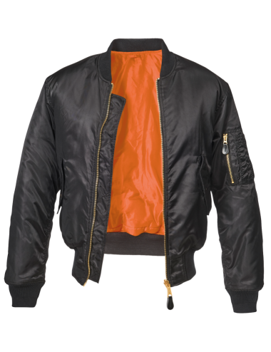 JAQUETA BOMBER NEGRA