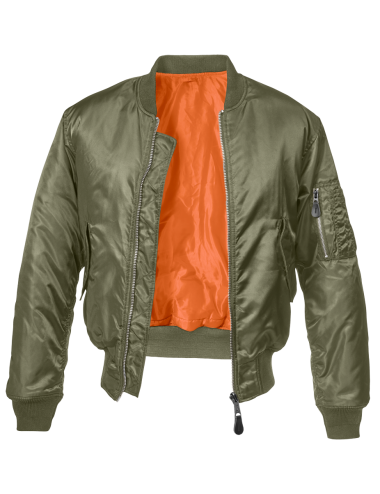 JAQUETA BOMBER OLIVA