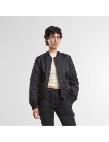 JAQUETA BOMBER NEGRA